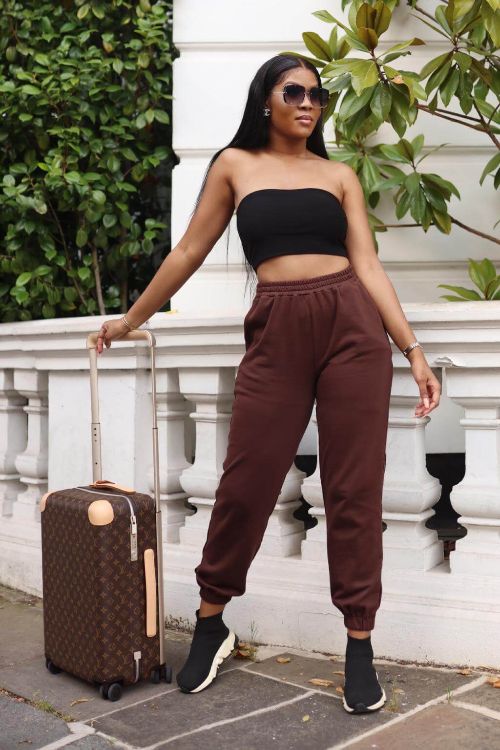 Chocolate Brown Joggers for Women